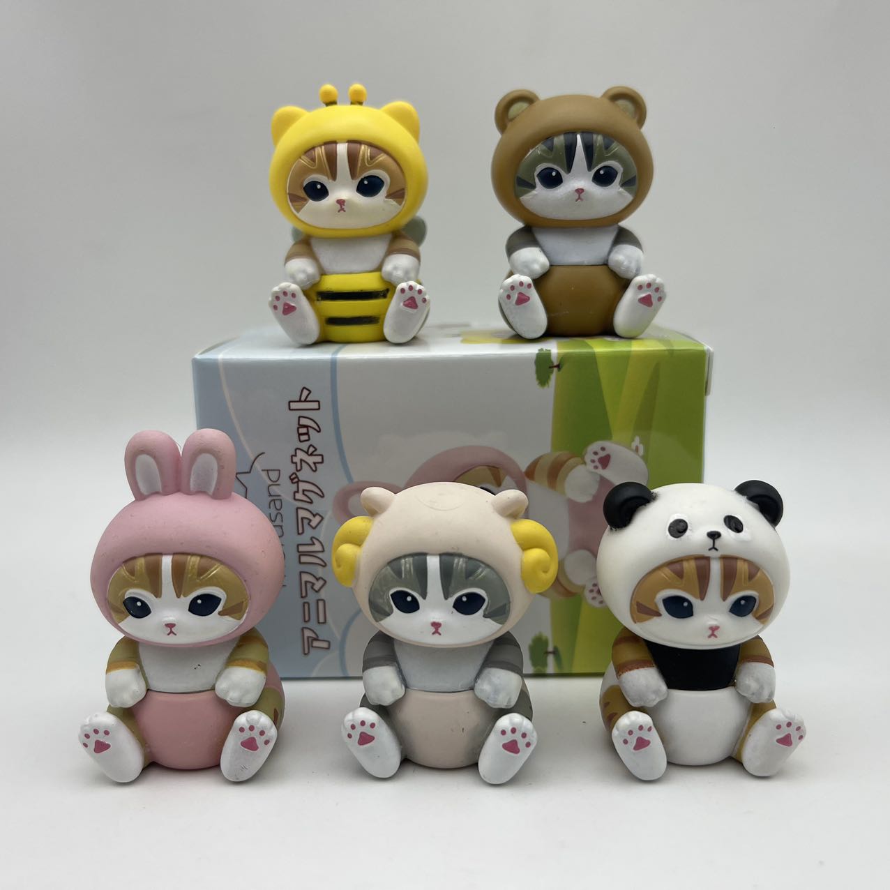 Art Craft Items - 4 centimetri Mofusand Action Figure Set