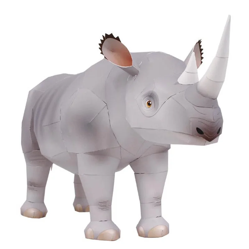 Art Craft Center - Rinoceronte Gancio-livrato Fatto A Mano Origami