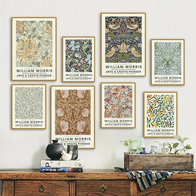 Art Craft William Morris - Pittura su tela nordica Poster Estetica