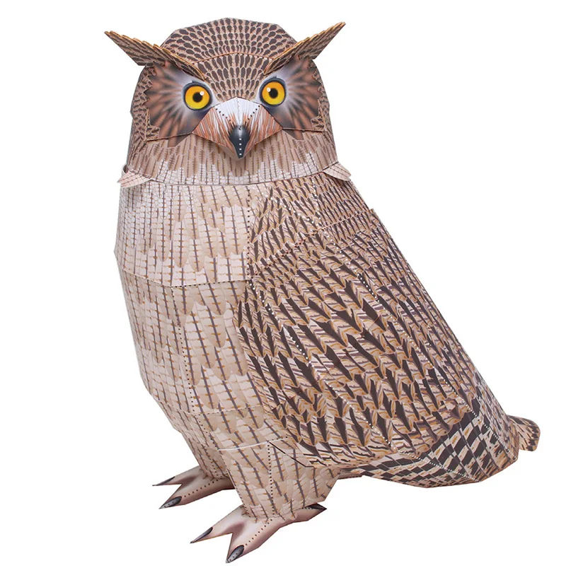 Art Craft Center - Blakiston Pesce Gufo Fatto A Mano