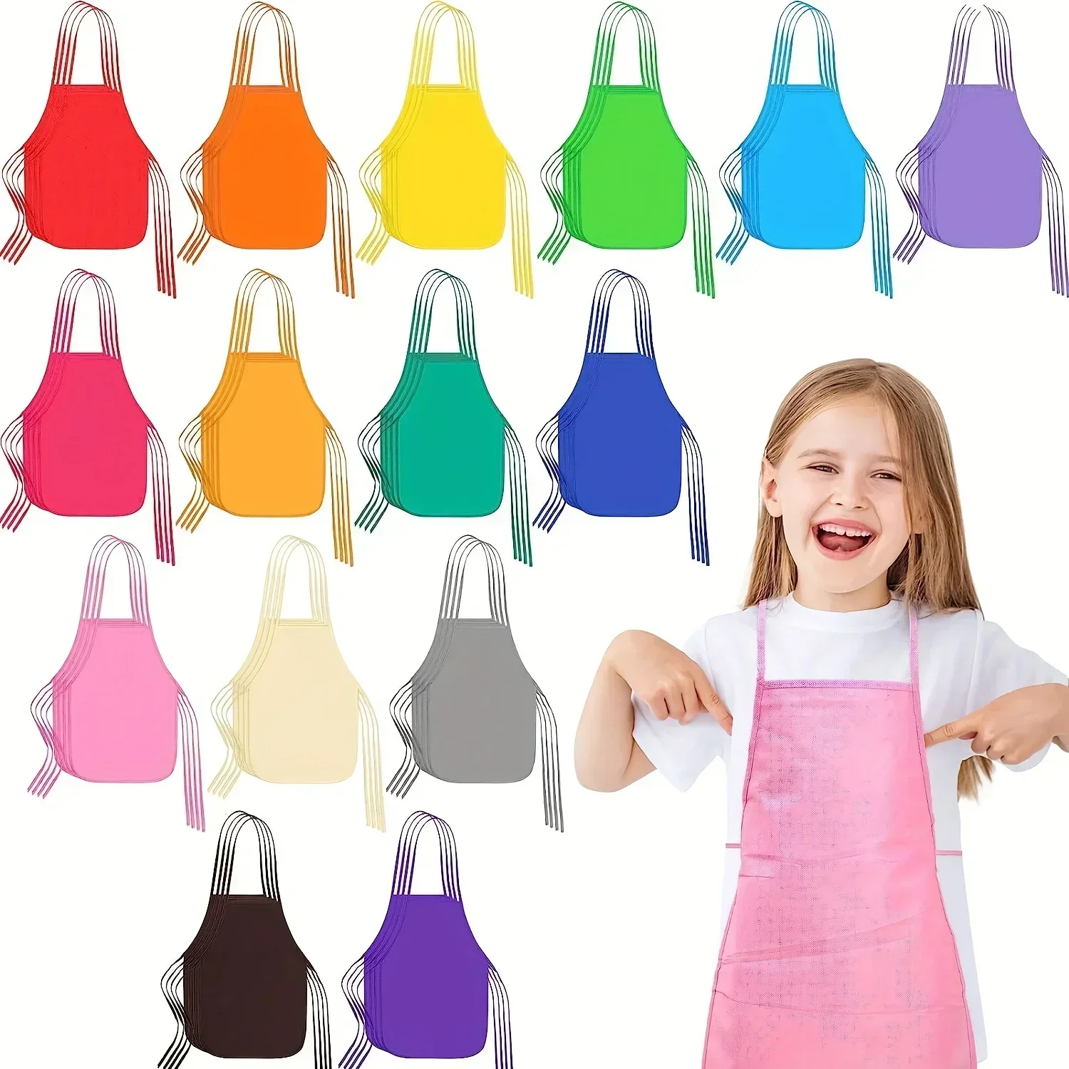 Art Craft Class - 30 pezzi per bambini grembiule in