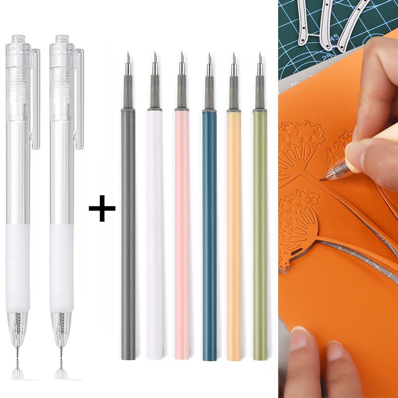 Art Craft Knife - 2 + 6 pezzi coltello penna