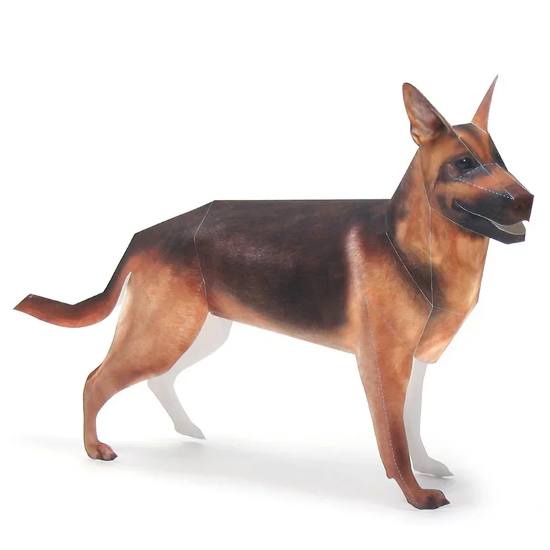 Art Craft Center - Pastore tedesco Cane Origami Arte Pet