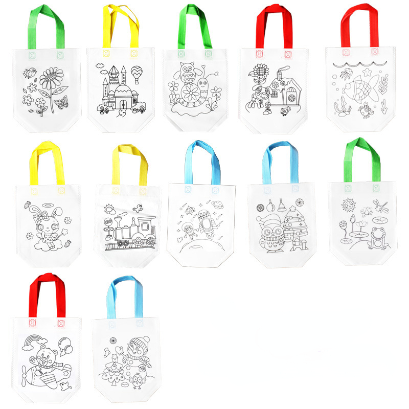 Art Craft Zebra - 24 sacchetti da colorare simpatici cartoni