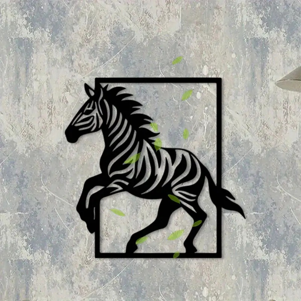 Art Craft Zebra - CIFBUY Scultura da parete in metallo