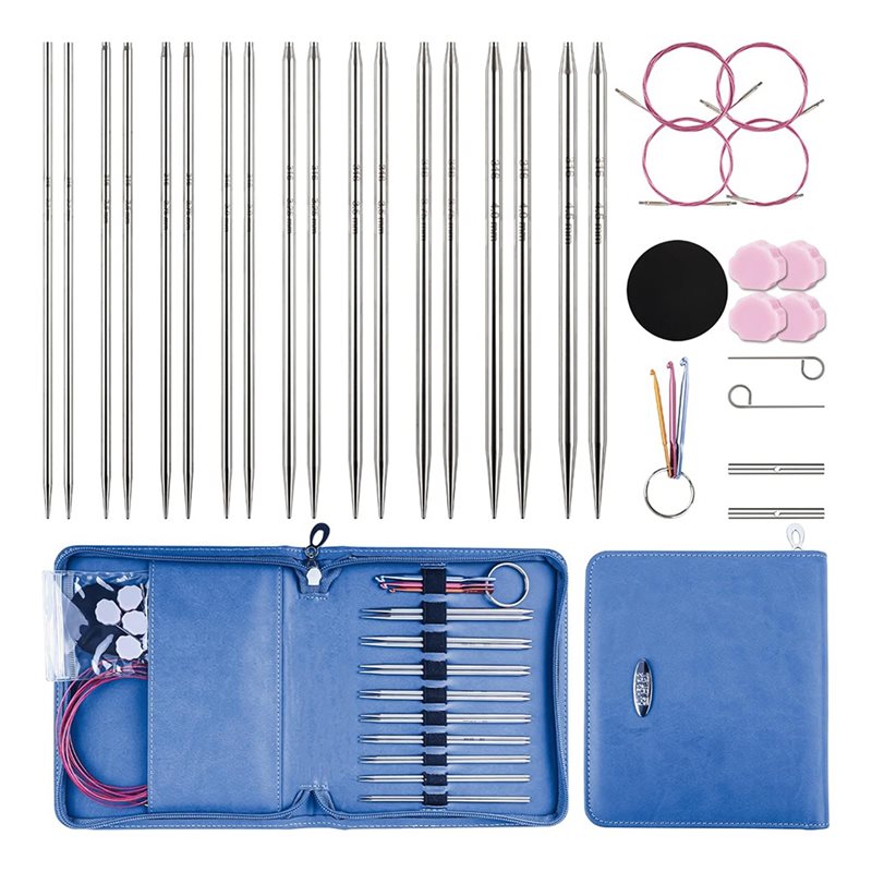 Knitting Needle Circular - Set di Ferri Circolari Intercambiabili in