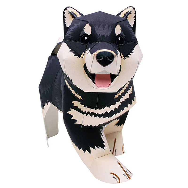 Art Craft Center - Nero Shiba Inu Cane Fatto A