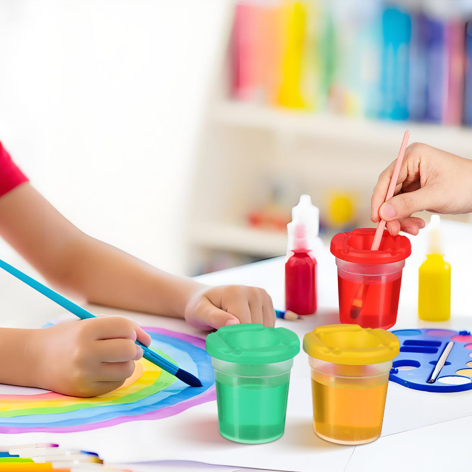 Art Craft Class - Set di 4 Secchi Rotanti per