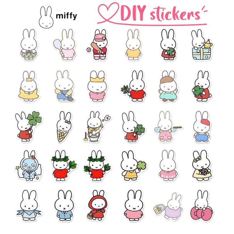 Origami Paper Set - Adesivi Miffy Creativi e Colorati, Stile