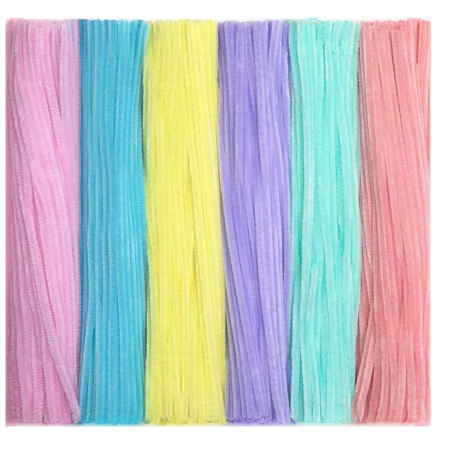 Art Craft School - Scovolini in ciniglia colorati, strisce di