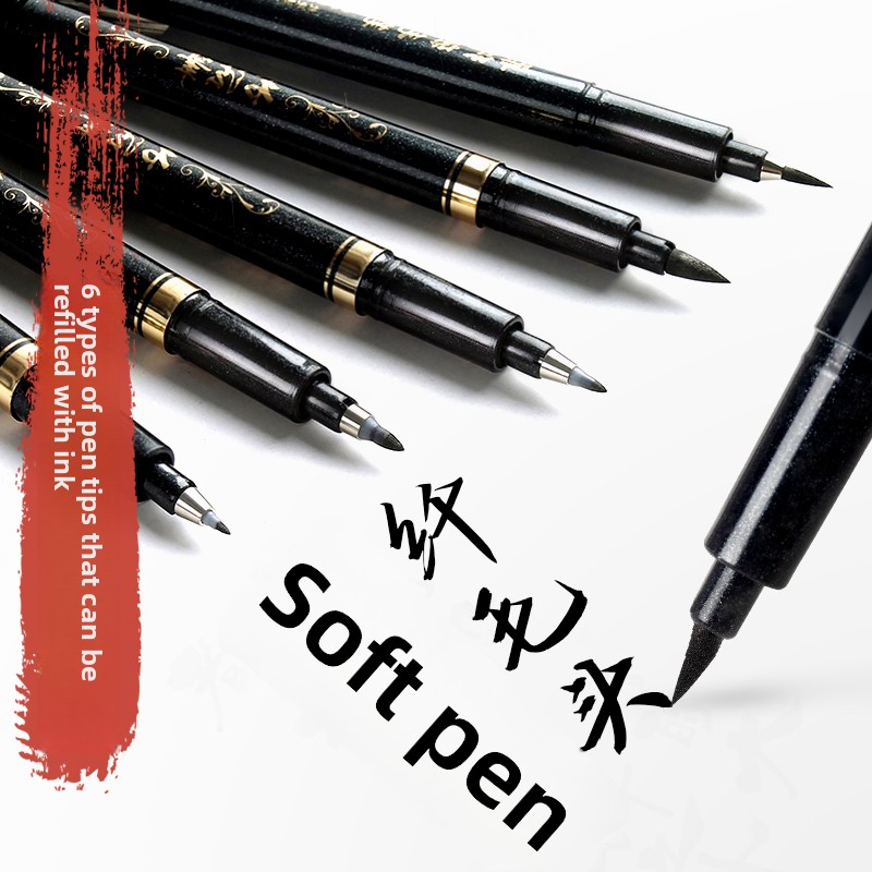 Art Craft School - Set di 4 Pennarelli per Calligrafia,