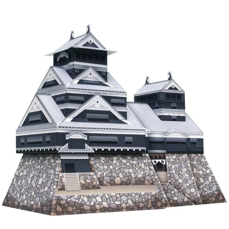 Art Craft Center - Giappone Kumamoto Castello Pieghevole Mini 3D