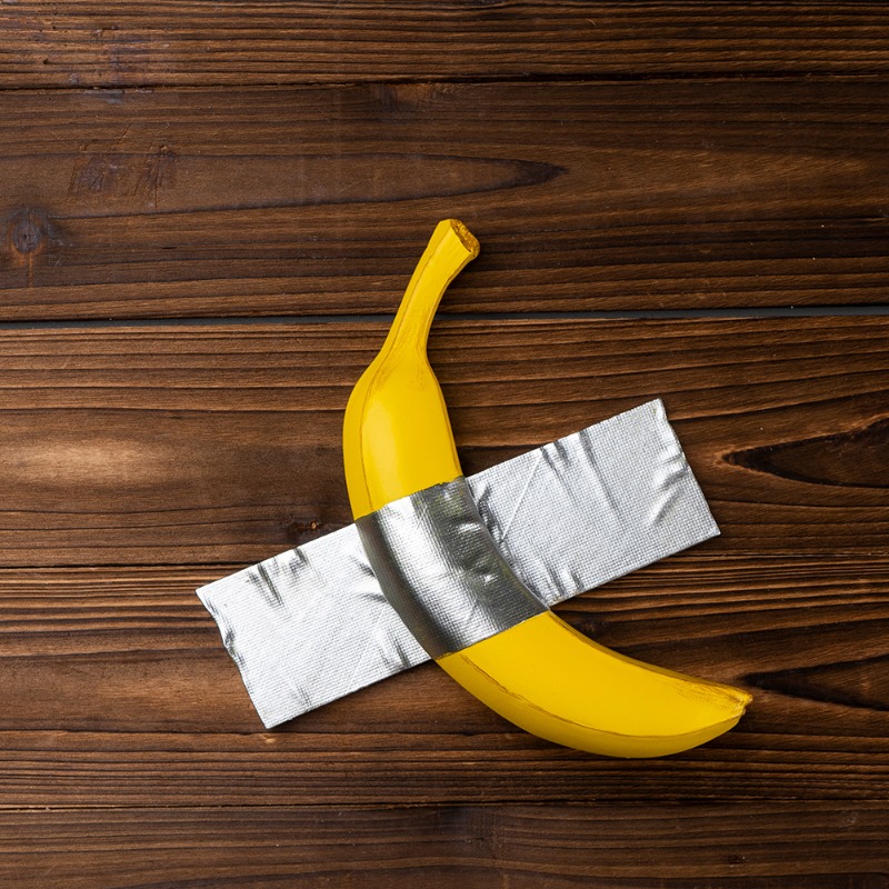 Art Craft Room Ideas - Adesivo creativo Banana Appendiabiti Decorazione da