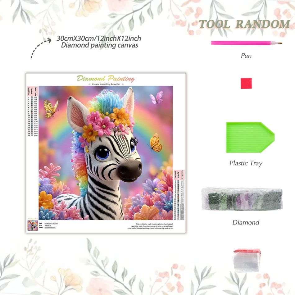 CHENISTORY Pittura Diamantata  - Art Craft Zebra recensione e prezzo