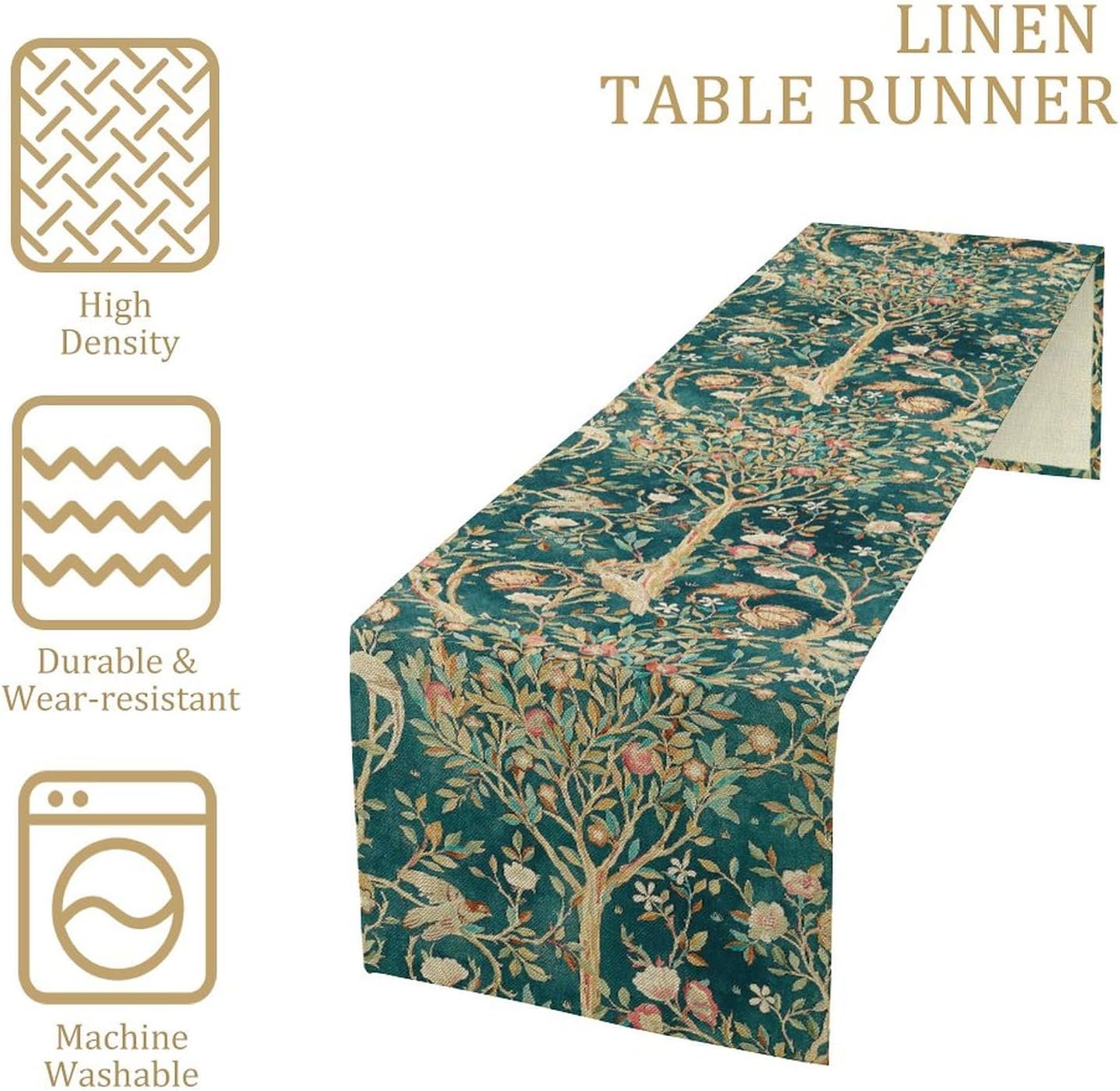 Runner da Tavola Verde con Mot - Art Craft William Morris recensione e prezzo