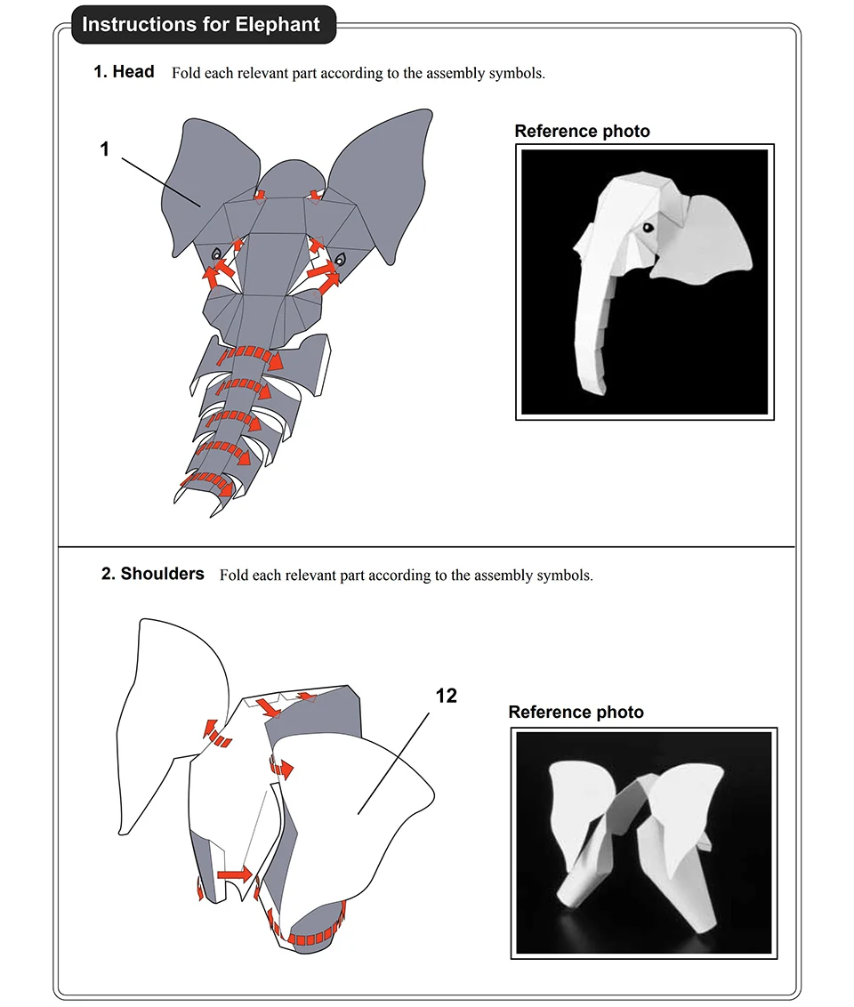 Elefante africano Origami Art  - Art Craft Center recensione e prezzo
