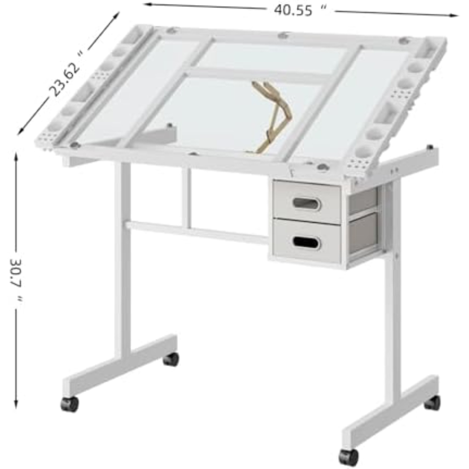 Tavolo da Disegno con Rotelle, - Art Crafting recensione e prezzo