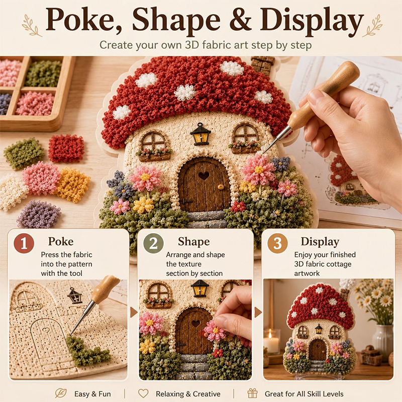 Kit Fai-da-Te Casa dei Funghi  - Art Crafting recensione e prezzo