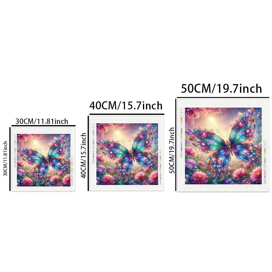 1 pezzo di tessuto floccato 5D - Art Craft Butterfly recensione e prezzo