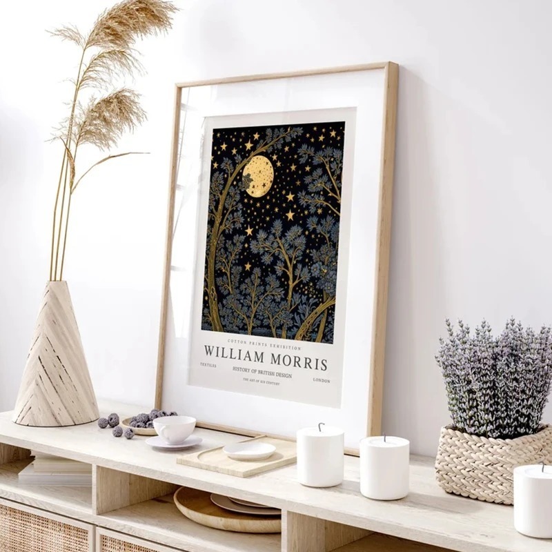 Vintage Luna e Stelle William  - Art Craft William Morris recensione e prezzo