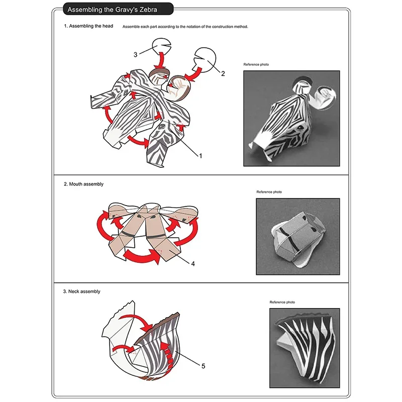 Zebra Origami Art Mini 3D Mode - Art Craft Zebra recensione e prezzo