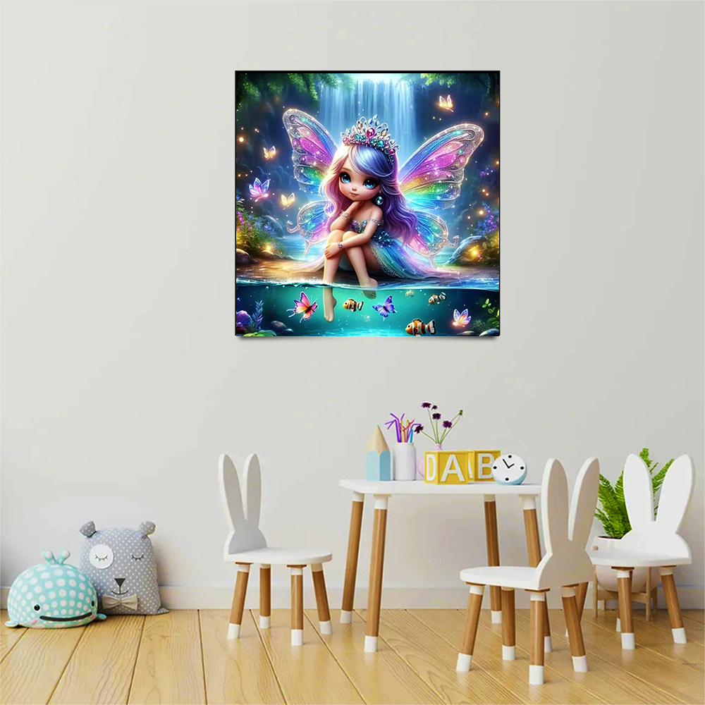 Momoart Girl Diamond Mosaic Po - Art Craft Butterfly recensione e prezzo