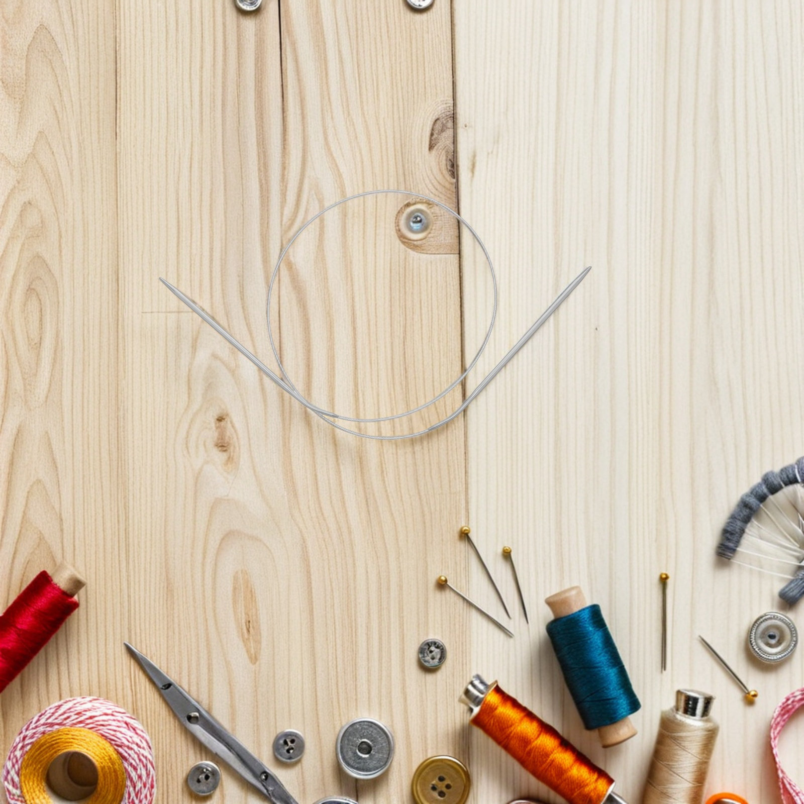 1 Set di Ferri Circolari in Ac - Knitting Needle Circular recensione e prezzo