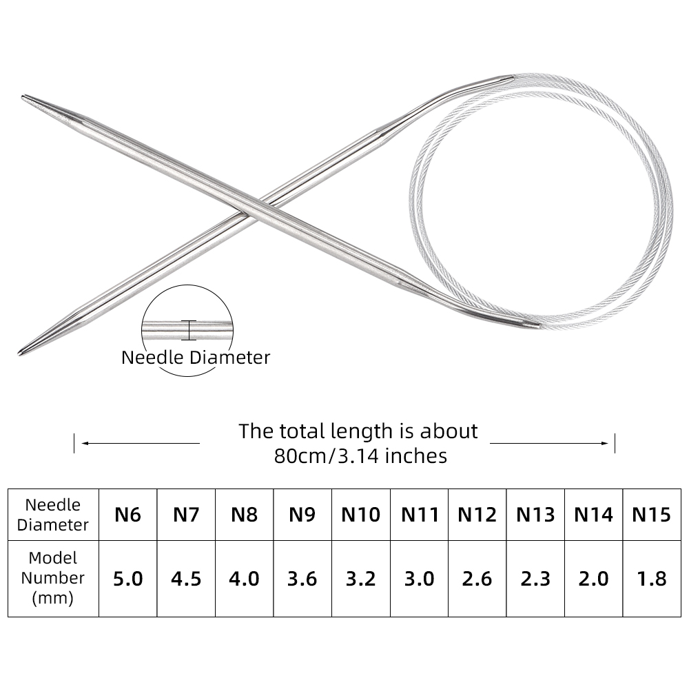 Ago e righello per maglieria c - Knitting Needle Circular recensione e prezzo