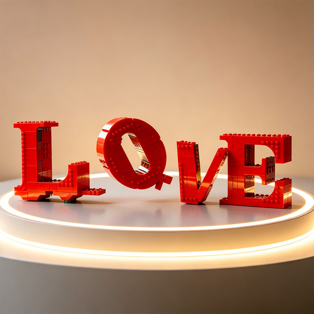 Scultura in Mattoncini LOVE, D - Art Craft Disney recensione e prezzo