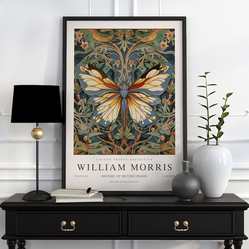 Vintage William Morris Mostra  - Art Craft William Morris recensione e prezzo
